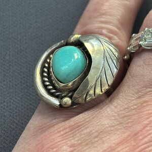 Sterling Silver and Turquoise Ring